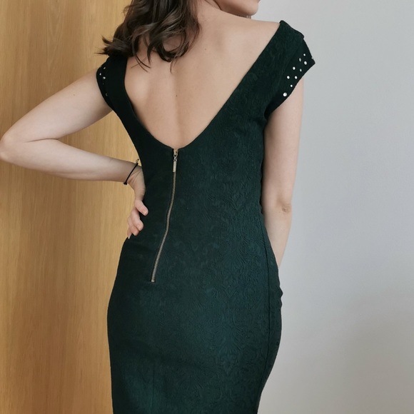 Zara Dresses & Skirts - Zara Emerald Green Cocktail Dress
